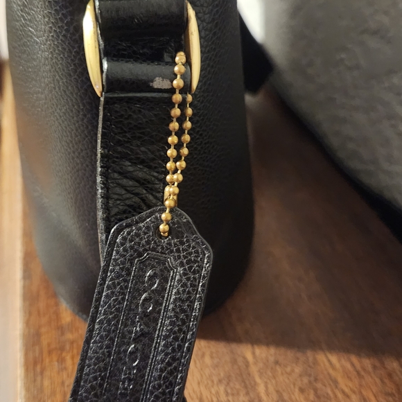 Coach Black Vintage Rare 1993 Madison Regis Shoulder/ Crossbody. COA Included - Picture 6 of 8